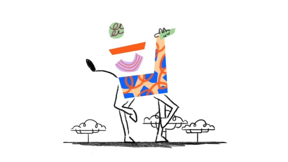 Illustration frame from the COLLINS Dropbox case-study gallery.