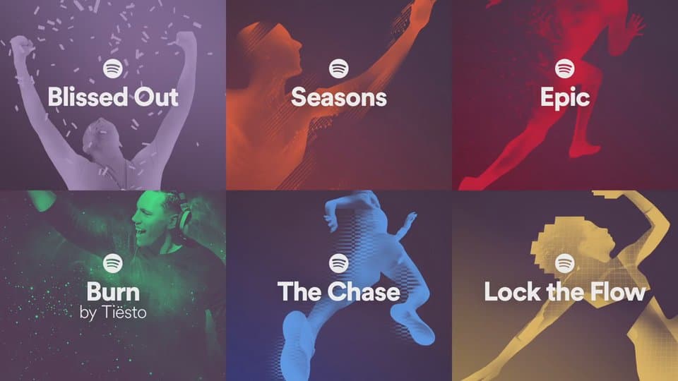 Mood-based music imagery — frame from the COLLINS Spotify case-study film.