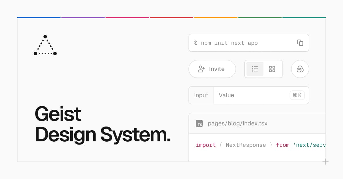 Geist Design System — published Vercel reference image.